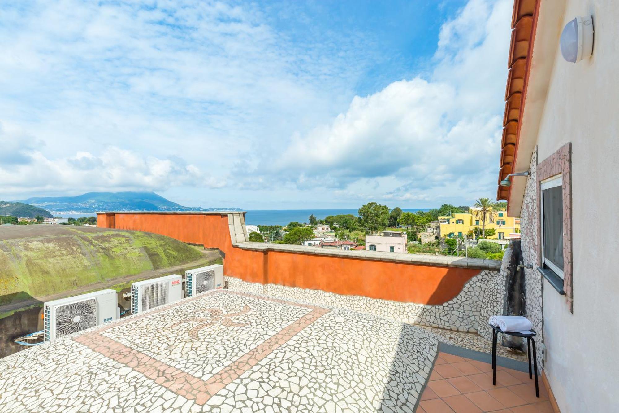Апартаменты La Terrazza Sul Giardino Прочида Экстерьер фото